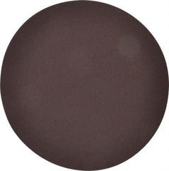 Norton - 8" Diam, 120 Grit Aluminum Oxide Adhesive PSA Disc - Medium Grade, Brown, X Weighted Backing, Flexible - Exact Tool & Supply