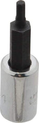 Proto - 1/4" Drive, 7/64" Hex Bit Socket - 1-7/8" OAL, 1" Bit Length - Exact Tool & Supply