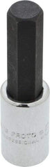 Proto - 1/4" Drive, 5/16" Hex Bit Socket - 1-7/8" OAL, 1" Bit Length - Exact Tool & Supply
