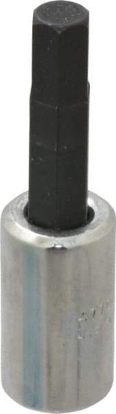 Proto - 1/4" Drive, 6mm Hex Bit Socket - 1-7/8" OAL, 1" Bit Length - Exact Tool & Supply