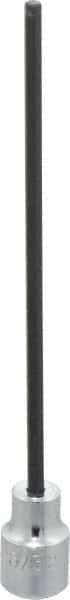 Proto - 3/8" Drive, 5/32" Hex Bit Socket - 6-3/32" OAL, 5" Bit Length, Long Hex Bit Socket - Exact Tool & Supply
