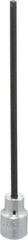 Proto - 3/8" Drive, 5/32" Hex Bit Socket - 6-3/32" OAL, 5" Bit Length, Long Hex Bit Socket - Exact Tool & Supply