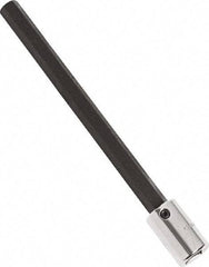 Proto - 3/8" Drive, 1/4" Hex Bit Socket - 6-3/32" OAL, 5" Bit Length, Long Hex Bit Socket - Exact Tool & Supply
