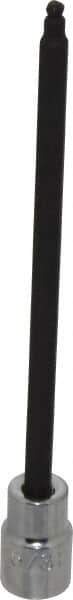 Proto - 3/8" Drive, 5/32" Hex Bit Socket - 6-3/32" OAL, 5" Bit Length, Long Ball End Hex Bit Socket - Exact Tool & Supply