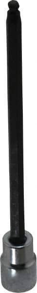 Proto - 3/8" Drive, 3/16" Hex Bit Socket - 6-3/32" OAL, 5" Bit Length, Long Ball End Hex Bit Socket - Exact Tool & Supply