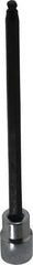 Proto - 3/8" Drive, 3/16" Hex Bit Socket - 6-3/32" OAL, 5" Bit Length, Long Ball End Hex Bit Socket - Exact Tool & Supply
