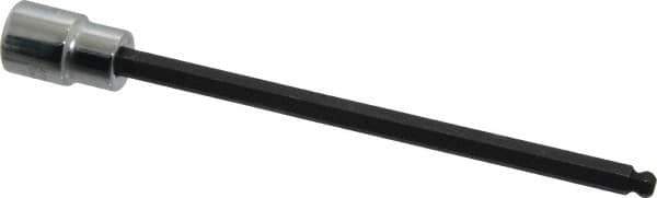 Proto - 3/8" Drive, 7/32" Hex Bit Socket - 6-3/32" OAL, 5" Bit Length, Long Ball End Hex Bit Socket - Exact Tool & Supply