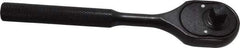 Proto - 3/8" Drive Pear Head Ratchet - Black Oxide Finish, 7" OAL, 24 Gear Teeth - Exact Tool & Supply