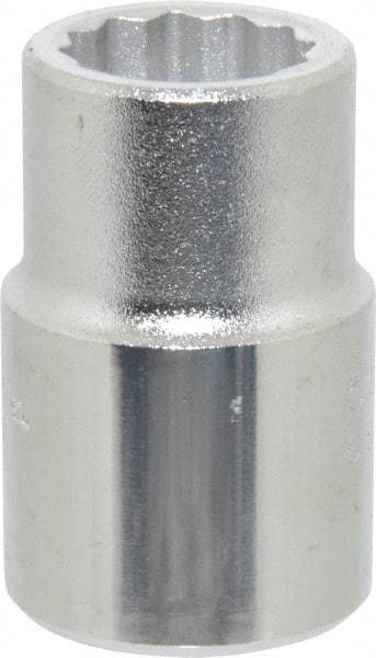 Proto - 3/4", 3/4" Drive, Standard Hand Socket - 12 Points, 2" OAL, Chrome Finish - Exact Tool & Supply