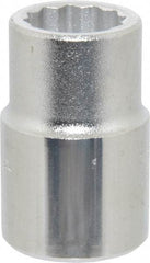 Proto - 3/4", 3/4" Drive, Standard Hand Socket - 12 Points, 2" OAL, Chrome Finish - Exact Tool & Supply