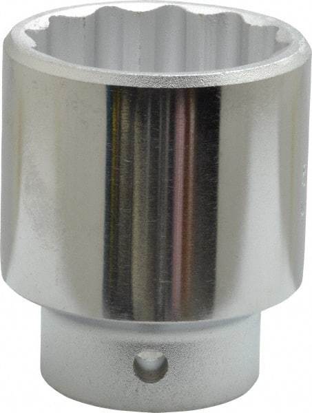 Proto - 3/8" Drive, Standard Hand Socket - 12 Points, 2-1/8" OAL, Chrome Finish - Exact Tool & Supply