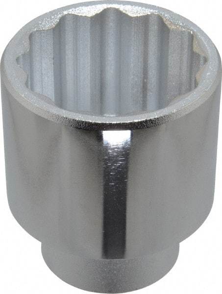 Proto - 1-7/8", 1/4" Drive, Standard Hand Socket - 6 Points, 2" OAL, Chrome Finish - Exact Tool & Supply