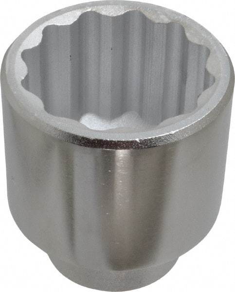Proto - 2-1/4", 3/4" Drive, Standard Hand Socket - 12 Points, 3-13/32" OAL, Chrome Finish - Exact Tool & Supply