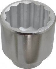 Proto - 2-1/4", 3/4" Drive, Standard Hand Socket - 12 Points, 3-13/32" OAL, Chrome Finish - Exact Tool & Supply