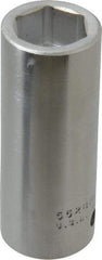 Proto - 7/8", 3/4" Drive, Deep Hand Socket - 6 Points, 3-1/2" OAL, Chrome Finish - Exact Tool & Supply