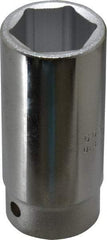 Proto - 1-1/8", 3/4" Drive, Deep Hand Socket - 6 Points, 3-1/2" OAL - Exact Tool & Supply
