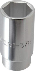 Proto - 1-3/8", 3/4" Drive, Deep Hand Socket - 6 Points, 3-1/2" OAL - Exact Tool & Supply
