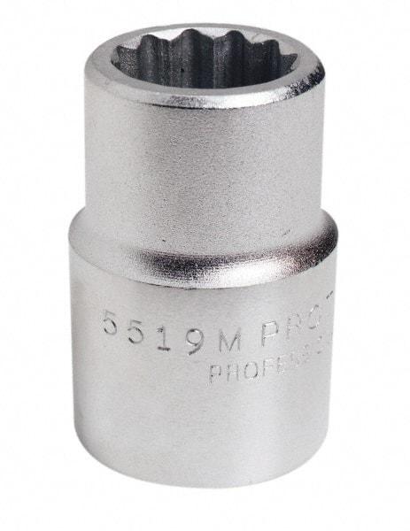 Proto - 3/4" Drive, Standard Hand Socket - 12 Points, 2-7/32" OAL, Chrome Finish - Exact Tool & Supply