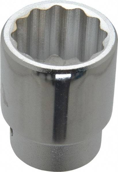 Proto - 3/4" Drive, Standard Hand Socket - 12 Points, 2-7/32" OAL, Chrome Finish - Exact Tool & Supply