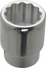 Proto - 3/4" Drive, Standard Hand Socket - 12 Points, 2-7/32" OAL, Chrome Finish - Exact Tool & Supply