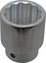 Proto - 3/4" Drive, Standard Hand Socket - 12 Points, 2-13/32" OAL, Chrome Finish - Exact Tool & Supply