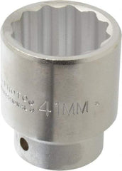 Proto - 3/4" Drive, Standard Hand Socket - 12 Points, 2-5/8" OAL, Chrome Finish - Exact Tool & Supply