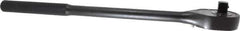 Proto - 3/4" Drive Pear Head Standard Ratchet - Black Oxide Finish, 20" OAL, 24 Gear Teeth, Standard Knurled Handle, Standard Head - Exact Tool & Supply