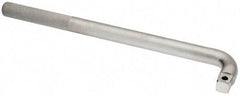 Proto - 3/4" Drive Socket ELL Handle - 16" OAL, Chrome Finish - Exact Tool & Supply