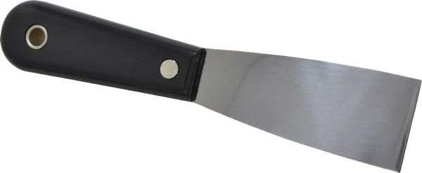 Stanley - 1-1/2" Wide Steel Putty Knife - Flexible, Nylon Handle, 7-1/2" OAL - Exact Tool & Supply