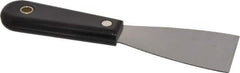 Stanley - 2" Wide Steel Putty Knife - Stiff, Nylon Handle, 7-1/2" OAL - Exact Tool & Supply