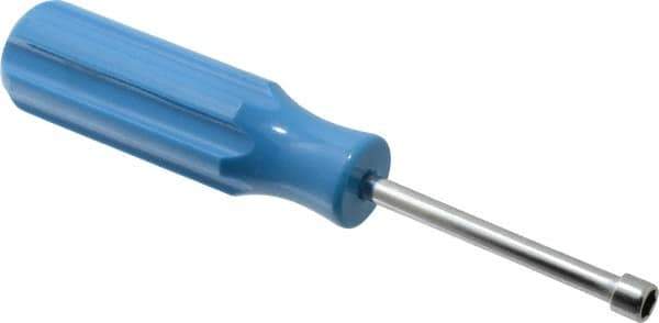 Proto - 6mm Solid Shaft Nutdriver - Plastic Handle, 6-3/4" OAL - Exact Tool & Supply