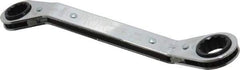 Proto - 5/8" x 3/4" 12 Point Reversible Ratcheting Offset Box Wrench - Double End, 7-3/4" OAL, Steel, 25° Offset - Exact Tool & Supply