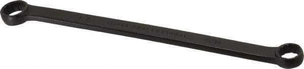 Proto - 9/16" x 5/8" 12 Point Offset Box Wrench - Double End, 9-7/16" OAL, Steel, Black Finish, 15° Offset - Exact Tool & Supply