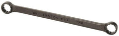 Proto - 11/16" x 3/4" 12 Point Offset Box Wrench - Double End, 11-1/4" OAL, Steel, Black Finish, 15° Offset - Exact Tool & Supply