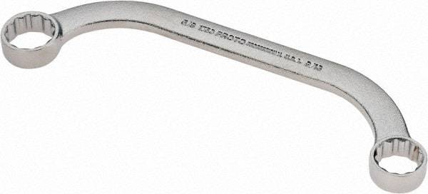 Proto - 9/16" x 5/8" 12 Point Obstruction Box Wrench - Double End, 6-5/8" OAL, Steel - Exact Tool & Supply