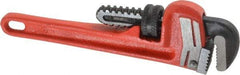 Proto - 6" Steel Straight Pipe Wrench - 3/4" Pipe Capacity - Exact Tool & Supply