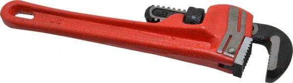 Proto - 8" Steel Straight Pipe Wrench - 1" Pipe Capacity - Exact Tool & Supply
