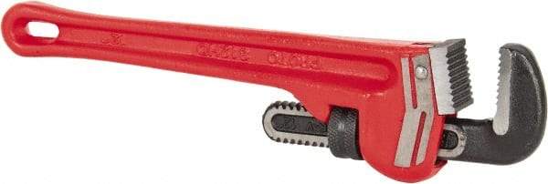Proto - 12" Steel Straight Pipe Wrench - 2" Pipe Capacity - Exact Tool & Supply