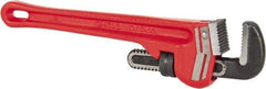 Proto - 12" Steel Straight Pipe Wrench - 2" Pipe Capacity - Exact Tool & Supply