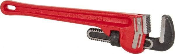 Proto - 18" Steel Straight Pipe Wrench - 2-1/2" Pipe Capacity - Exact Tool & Supply