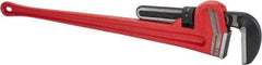 Proto - 48" Steel Straight Pipe Wrench - 6" Pipe Capacity - Exact Tool & Supply