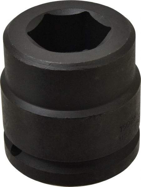 Proto - 1-1/2" Drive 1-5/8" Standard Impact Socket - 6 Points, 3-1/8" OAL - Exact Tool & Supply