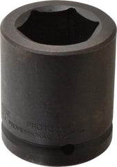 Proto - 1-1/2" Drive 2" Standard Impact Socket - 6 Points, 3-5/8" OAL - Exact Tool & Supply