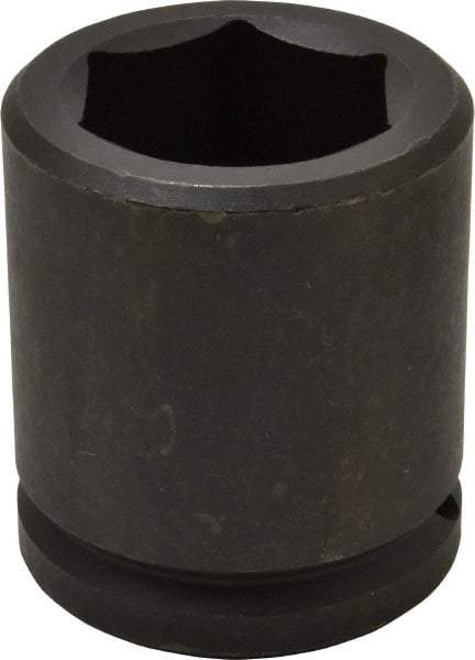 Proto - 1-1/2" Drive 2-1/16" Standard Impact Socket - 6 Points, 3-5/8" OAL - Exact Tool & Supply