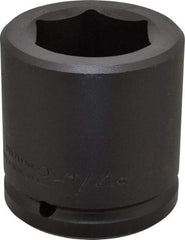 Proto - 1-1/2" Drive 2-1/4" Standard Impact Socket - 6 Points, 3-3/4" OAL - Exact Tool & Supply