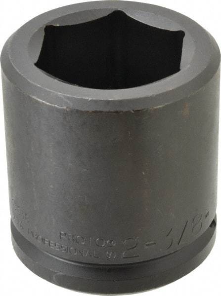 Proto - 1-1/2" Drive 2-3/8" Standard Impact Socket - 6 Points, 3-7/8" OAL - Exact Tool & Supply