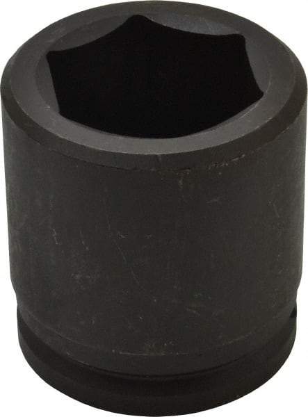 Proto - 1-1/2" Drive 2-1/2" Standard Impact Socket - 6 Points, 4" OAL - Exact Tool & Supply