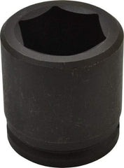 Proto - 1-1/2" Drive 2-1/2" Standard Impact Socket - 6 Points, 4" OAL - Exact Tool & Supply