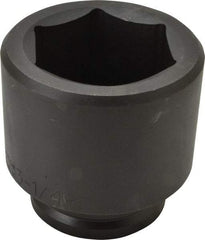 Proto - 1-1/2" Drive 3-1/4" Standard Impact Socket - 6 Points, 4-23/32" OAL - Exact Tool & Supply