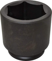 Proto - 1-1/2" Drive 4-1/4" Standard Impact Socket - 6 Points, 5-3/4" OAL - Exact Tool & Supply